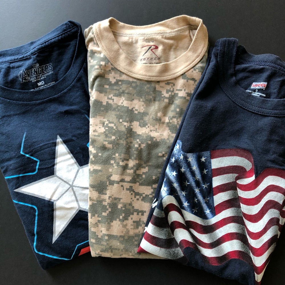 Avengers America 3-Pack T-Shirts